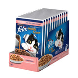 Purina Felix Gravy Lover Salmon Chunks Adult Cat Wet Food