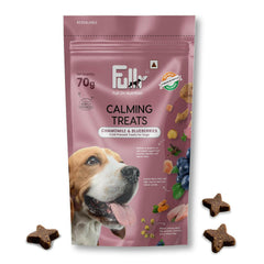 Fullr Calming Cold Pressed Dog Treats, 70g (Pack of 1).