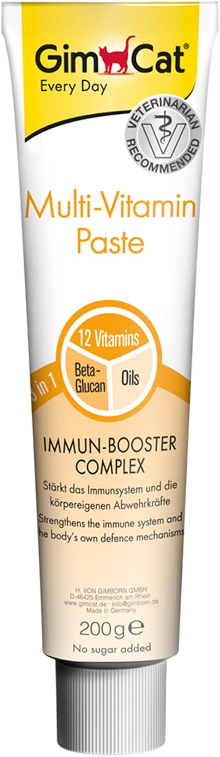 Gimcat Multi Vitamin Daily Immune Support Paste For Cats, 50g.