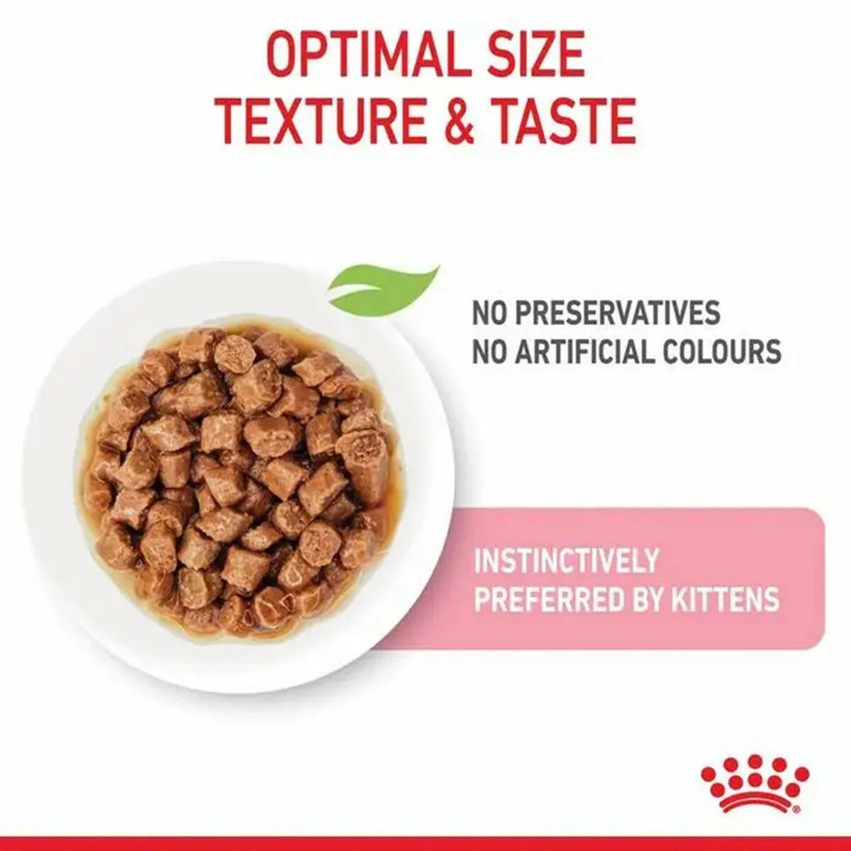 Royal Canin Kitten Instinctive Jelly Wet Food.