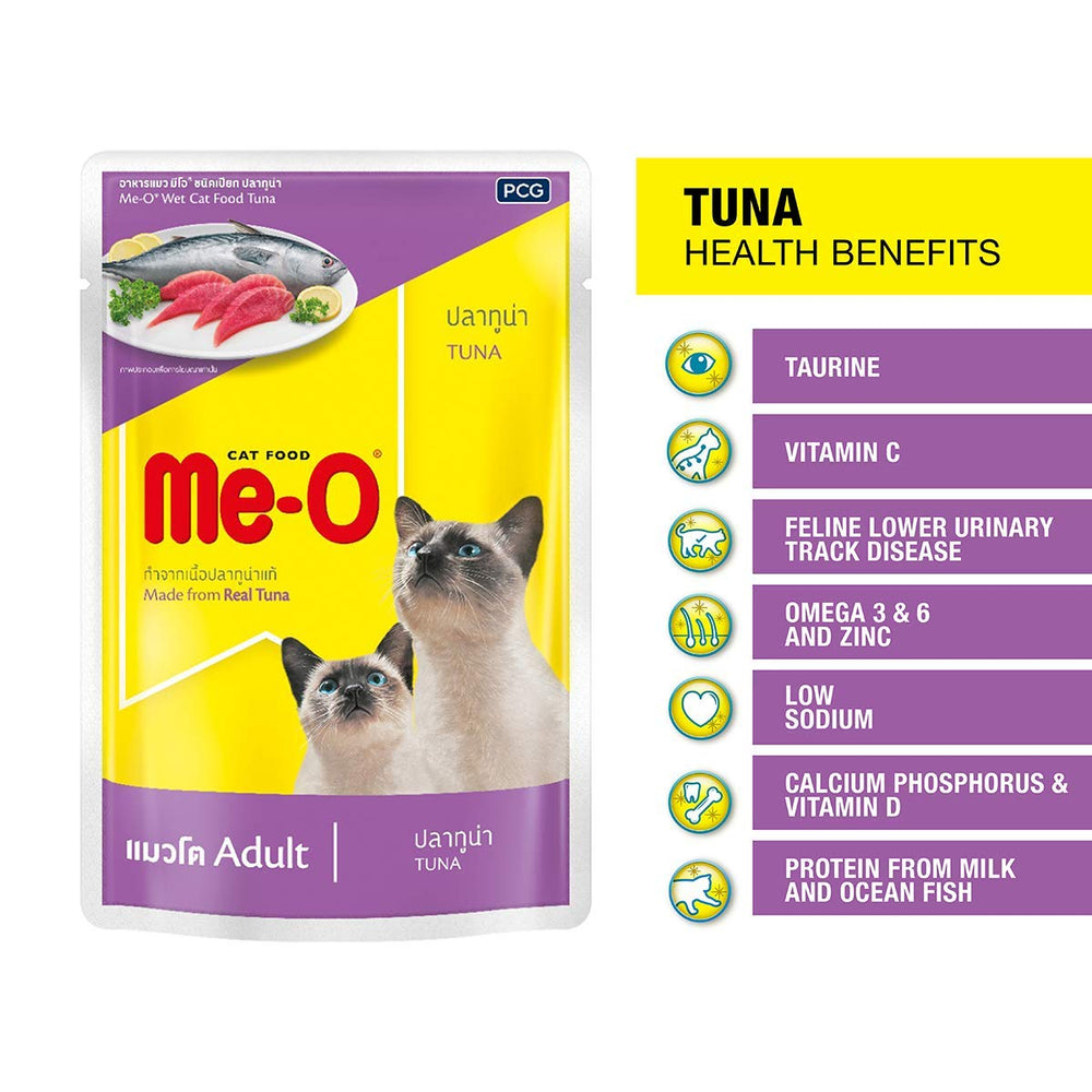 Me O Tuna in Jelly Adult Wet Cat Food.