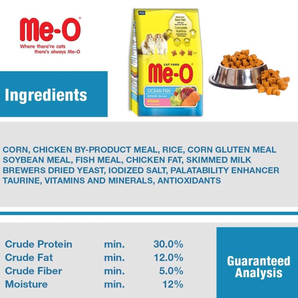 MeO Kitten Ocean Fish Dry Food.