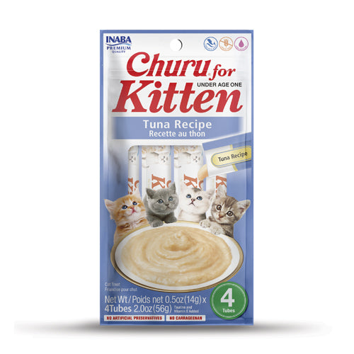 INABA Churu Kitten Tuna Recipe Cat Treats 56g