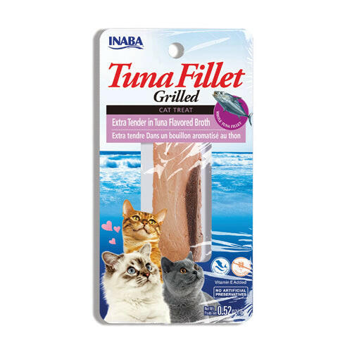 INABA Churu Tuna Extra Tender Tuna Broth Cat Treats USA505A, 15 g (Pack of 1).