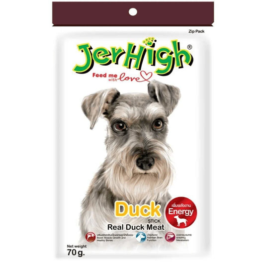 JerHigh Duck Dog Treats - 70g.
