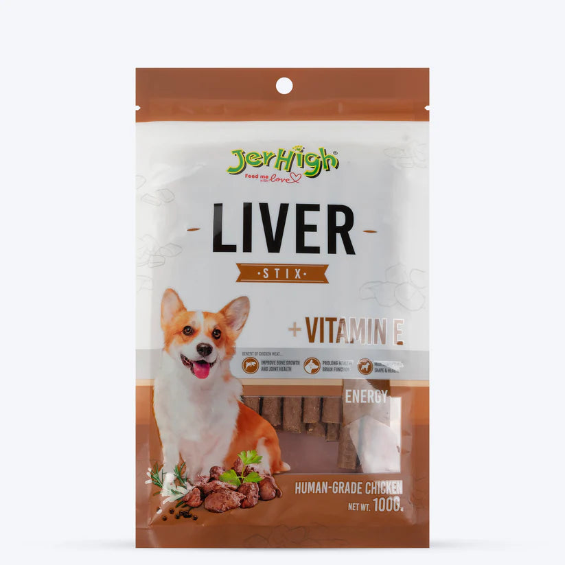 Jerhigh Liver Dog Treats - 100g.
