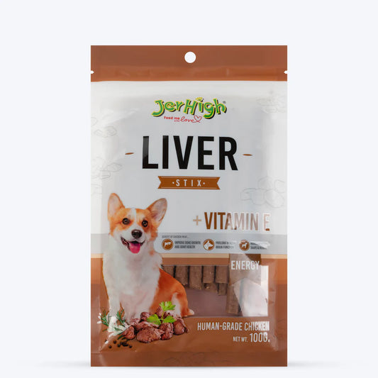 Jerhigh Liver Dog Treats - 100g.