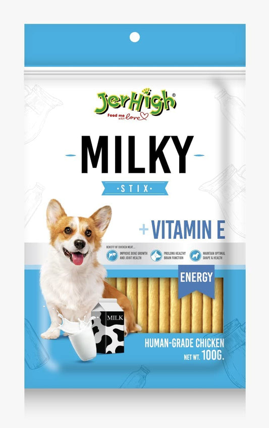 Jerhigh Milky Dog Treats – 100g.