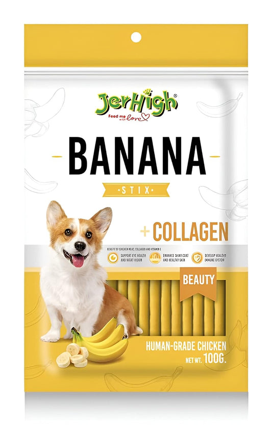 Jerhigh Banana Dog Treat - 100g.