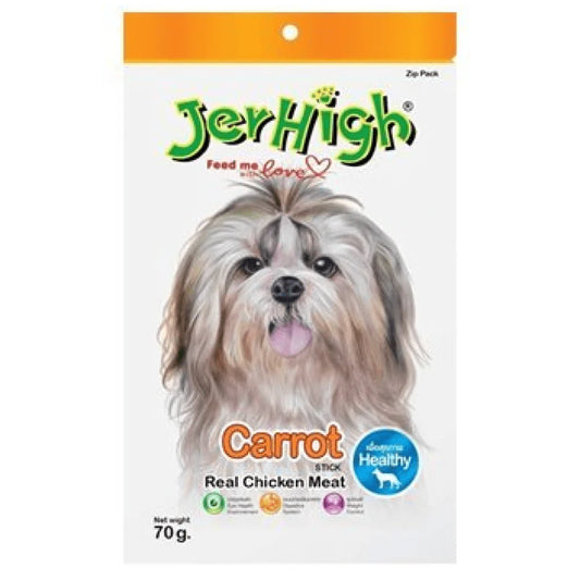 Jerhigh Chicken Carrot Dog Treat - 70g.