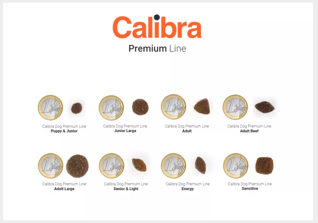 Calibra Junior Large Breed Dog Food.