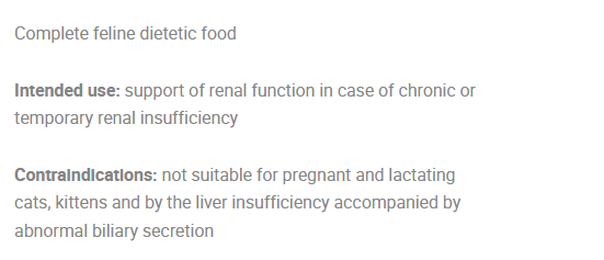 Calibra Renal Wet Cat Food.