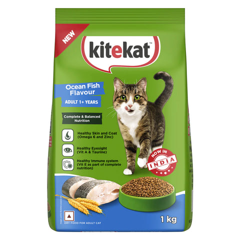Kitekat Ocean Fish Adult Cat Dry Food.