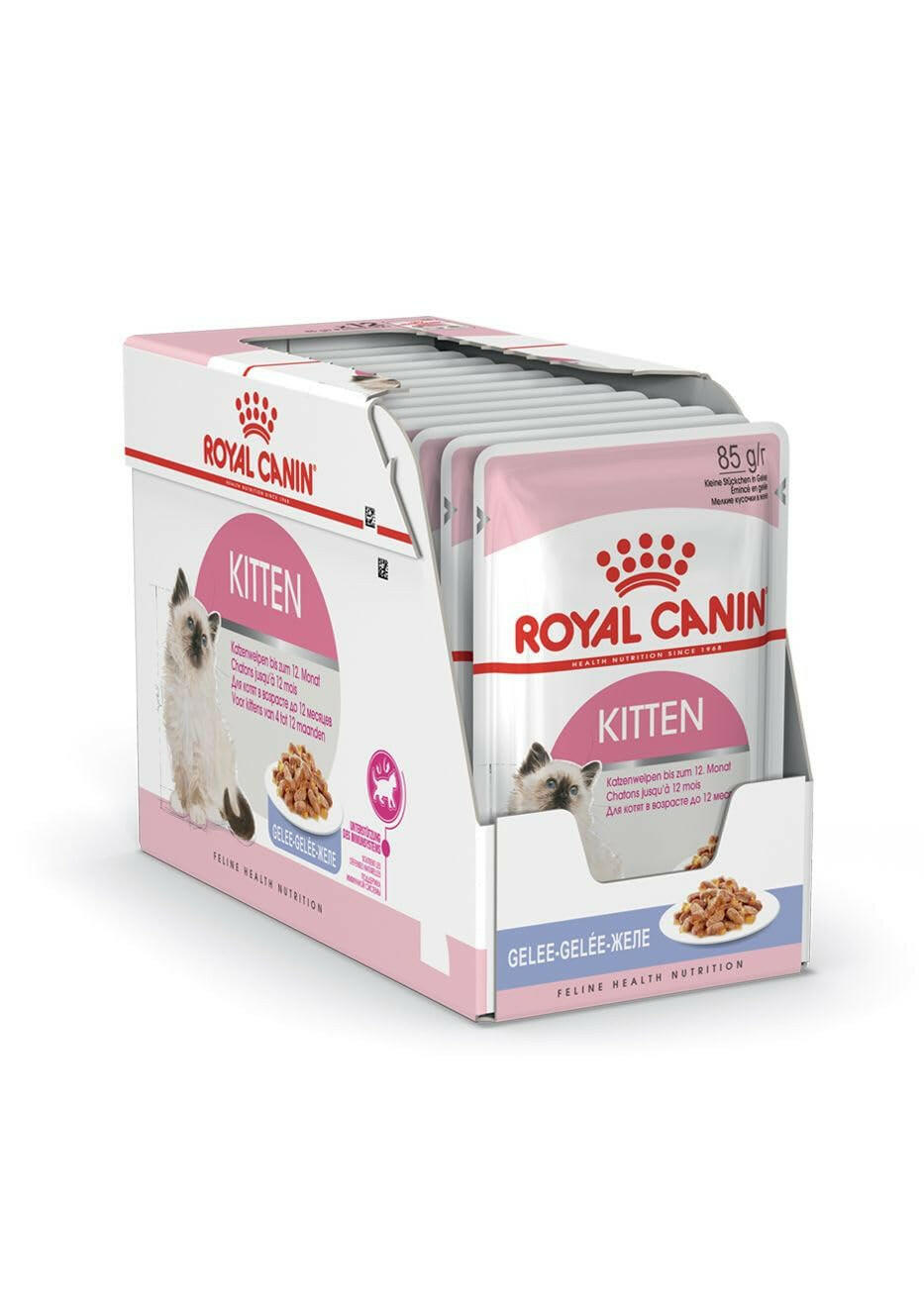 Royal Canin Kitten Instinctive Jelly Wet Food.