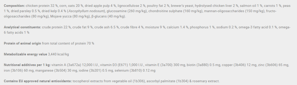 Calibra Dog Food Premium Line Senior & Light.