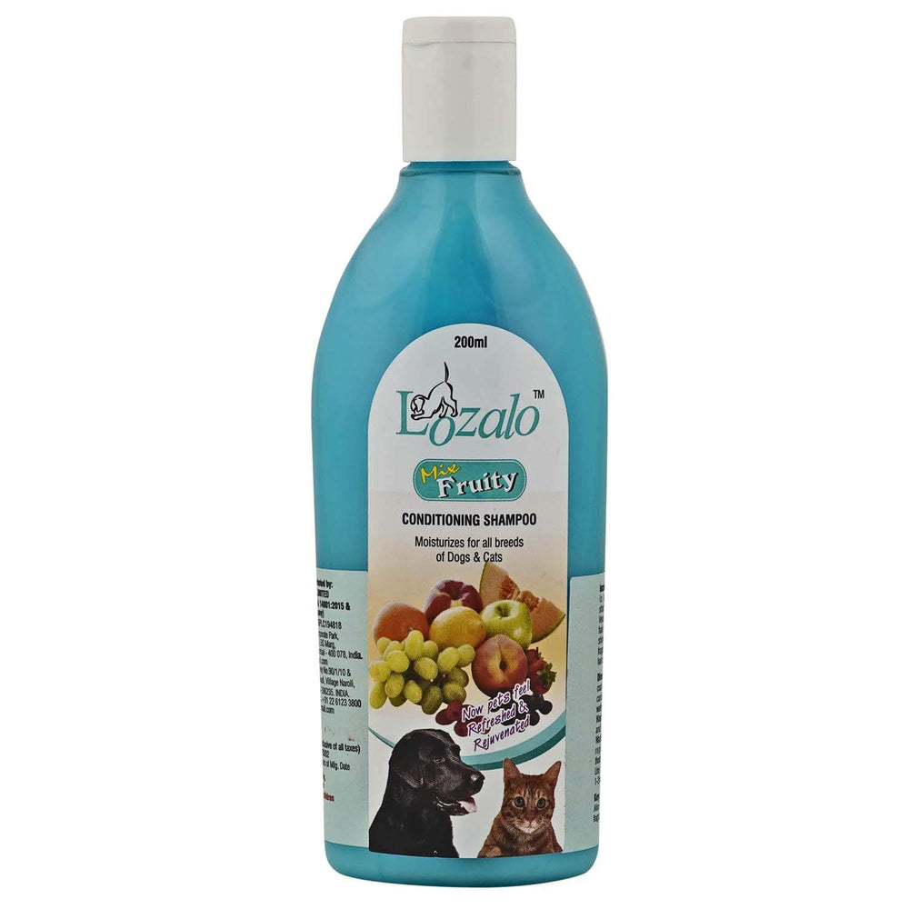 Lozalo Mix Fruty Shampoo, gentle conditioning for dogs and cats.