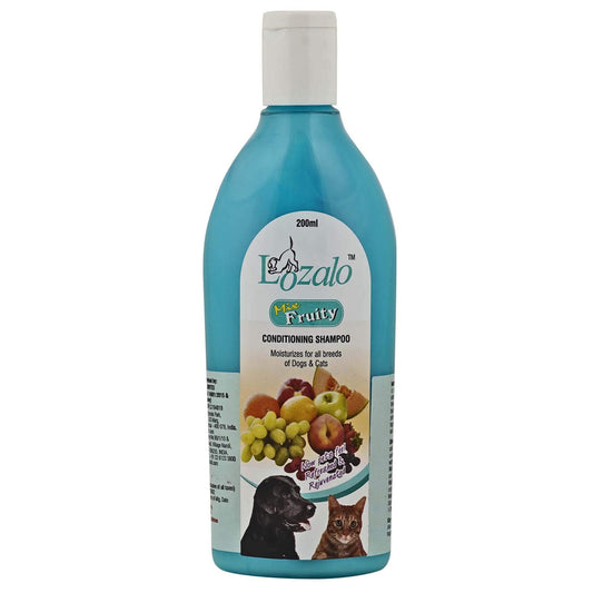 Lozalo Mix Fruty Shampoo, gentle conditioning for dogs and cats.