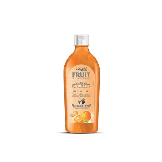 Lozalo Orange Shampoo, gentle conditioning for dogs and cats.