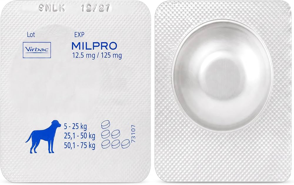 Virbac Milpro Dewormer for Dogs (above 5kg) 2x2 Tablets - Dspetstore.com
