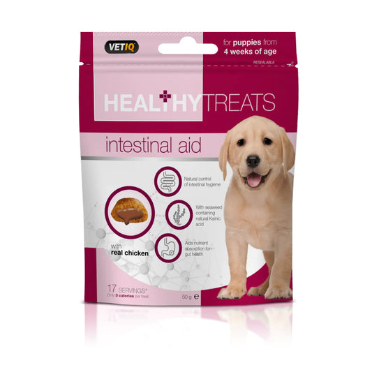 Mark and Chappell Healthy Intestinal Aid Puppy Treats.