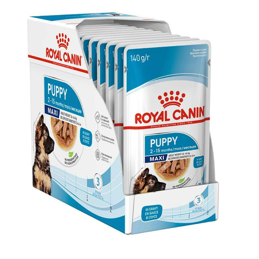 Royal Canin Maxi Puppy Wet Dog Food.