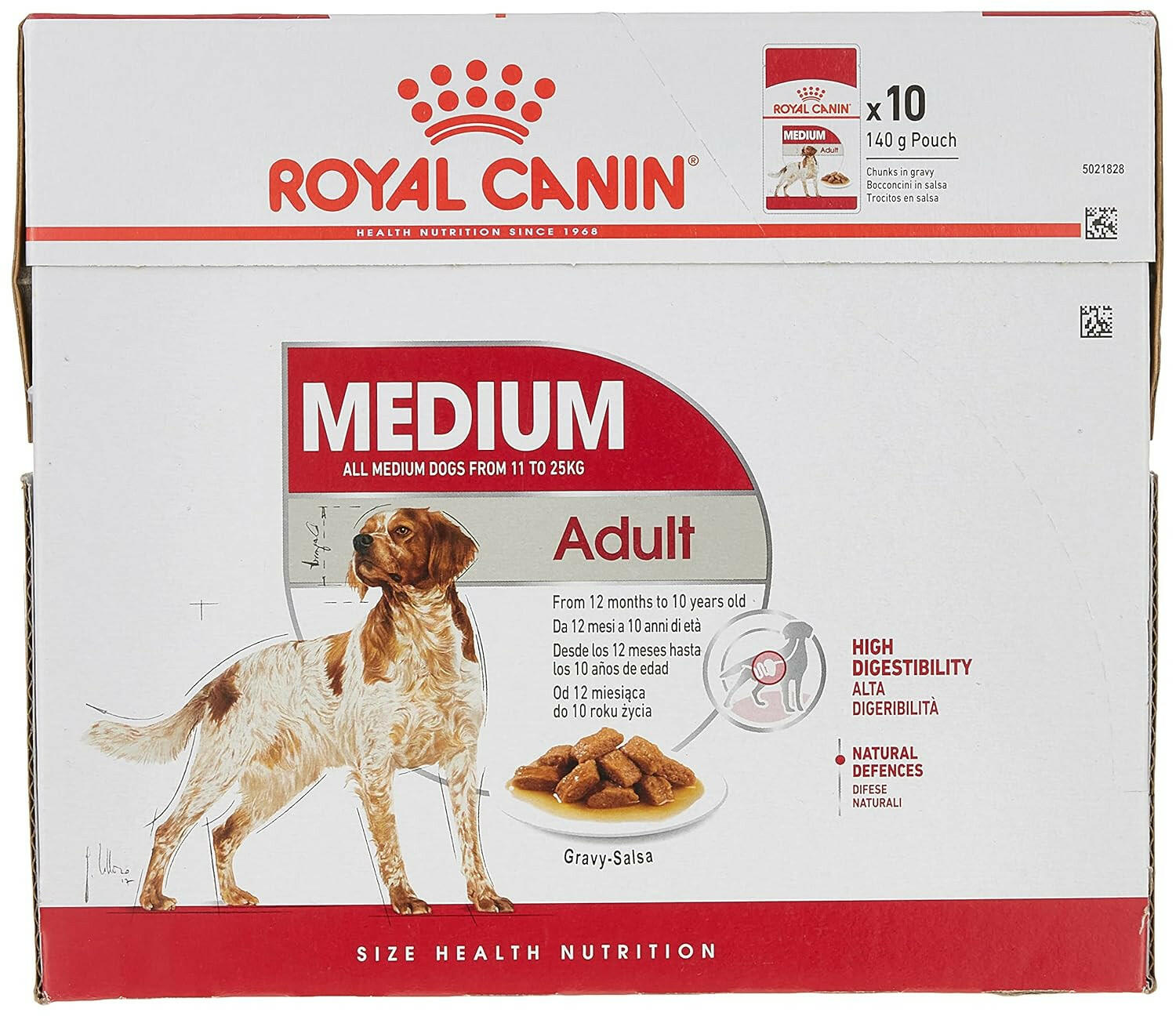 Royal Canin Medium Adult Wet Dog Food.