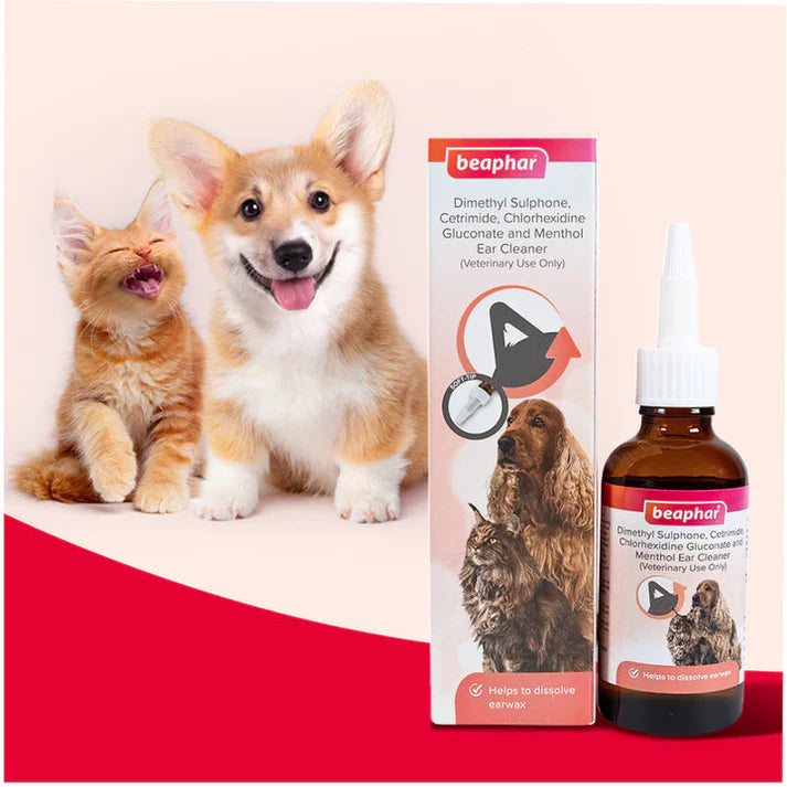 Beaphar Ear Cleaner for Dogs and Cats.