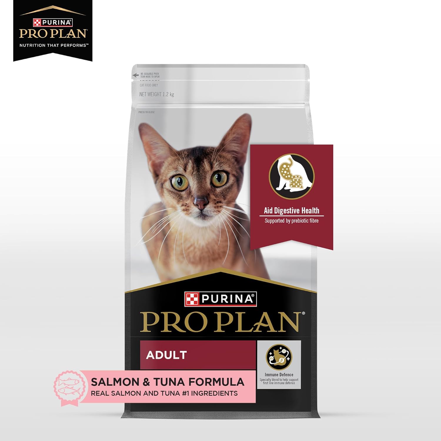 Purina Pro Plan Salmon & Tuna Cat Food bag