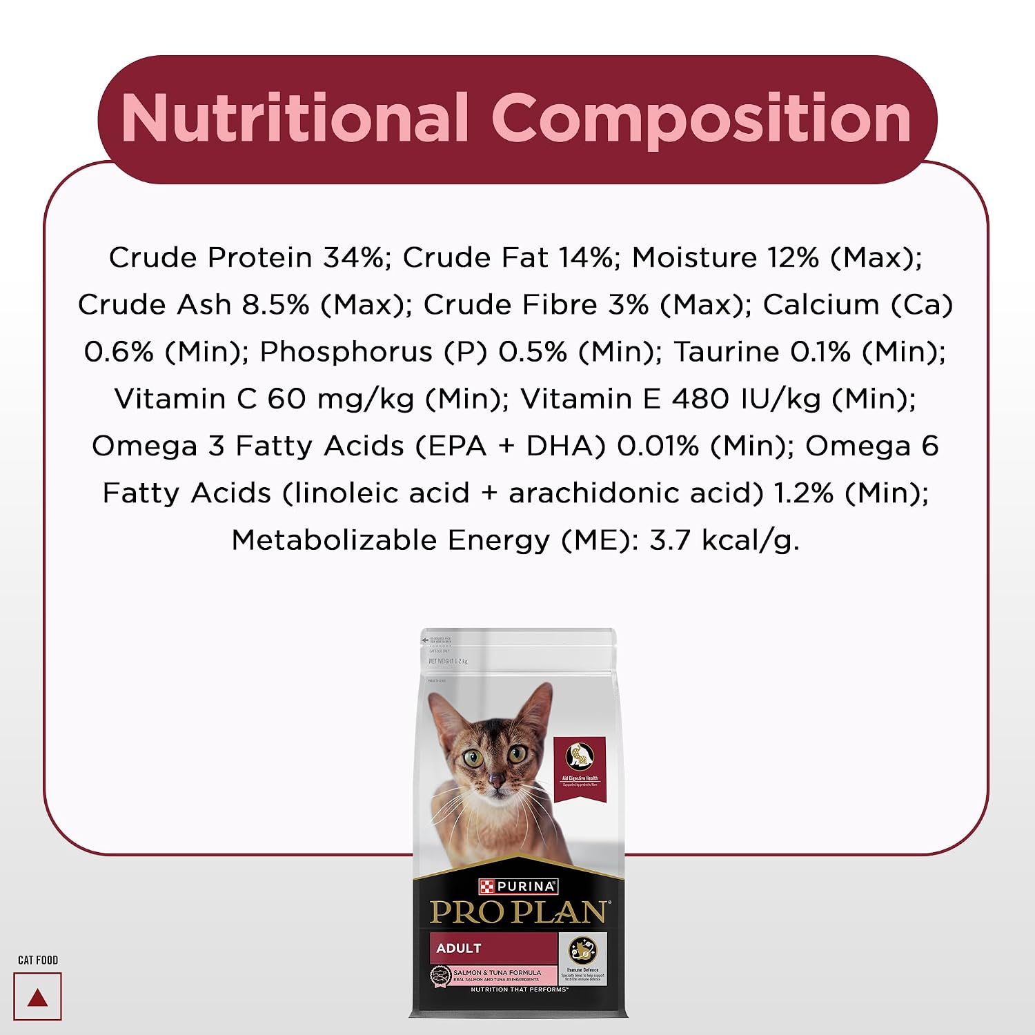 Purina Pro Plan Adult Seafood Formula Cat Food