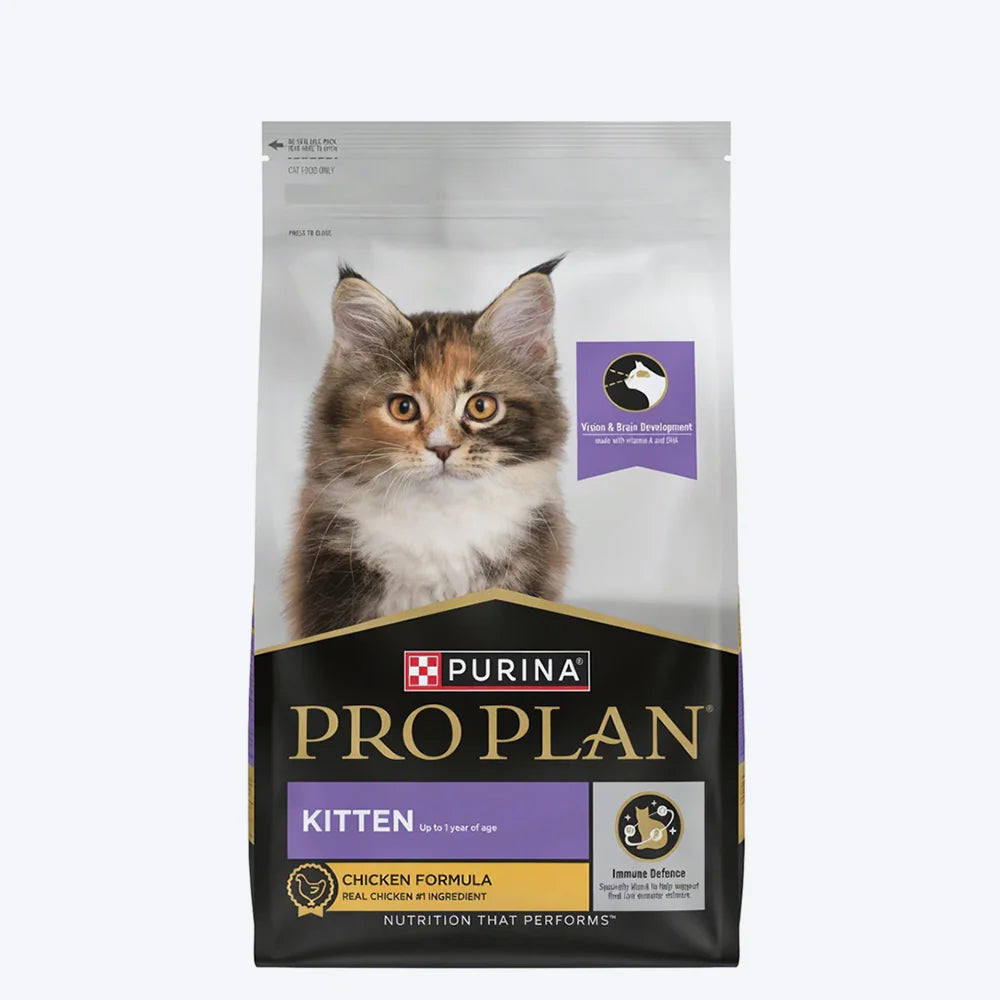 Premium Purina Pro Plan Chicken Dry Food for kittens