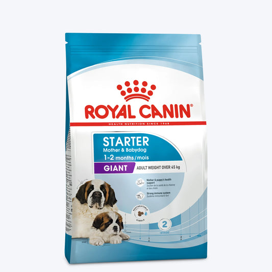 Royal Canin Giant Starter Dog Food.