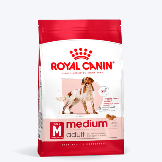 Royal Canin Medium Adult Dog Food.