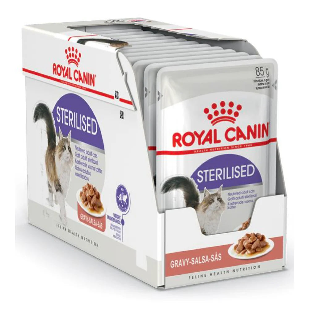 Royal Canin Sterilised Wet Cat Food.