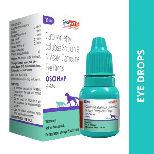 Savavet Oscinap Eye Drops for Dogs and Cats packaging front view