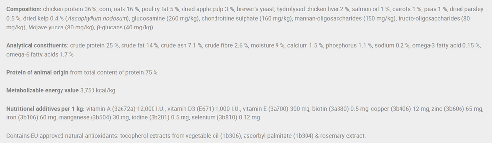 Calibra Dog Premium Line Adult Dry Food.