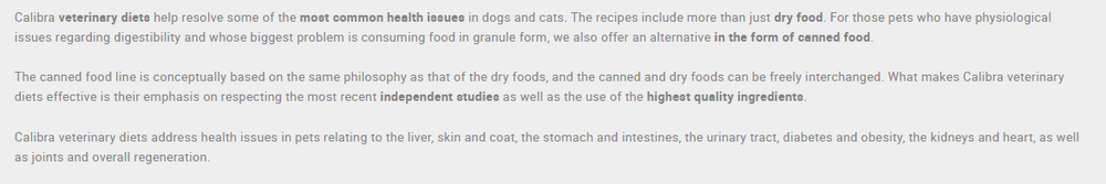 Calibra Gastrointestinal Wet Cat Food.