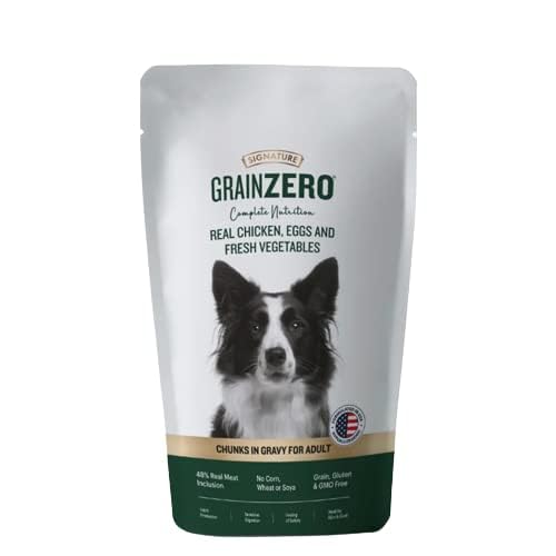 Signature Grain Zero Chicken Chunks Gravy Adult Dog Wet Food — 150 g.