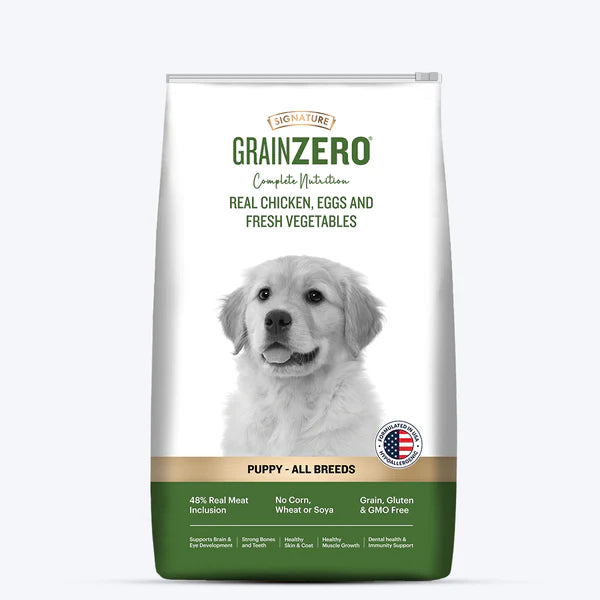 Signature Grain Zero Puppy Dry Dog Food.