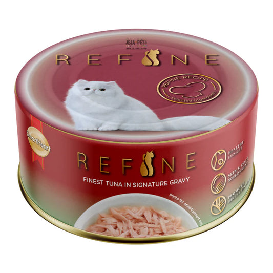 SmartHeart Premium Cat Food – Finest Tuna in Signature Gravy (80g).