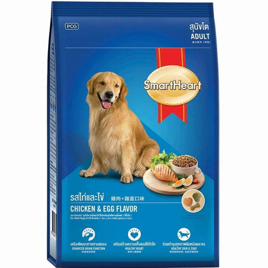 Smart Heart Adult Dry Dog Food Chicken & Egg.