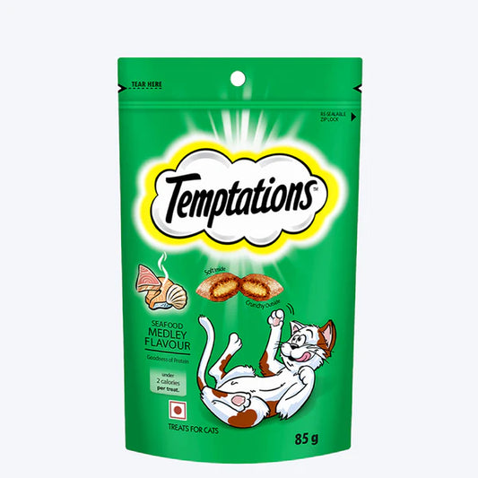 Temptations Cat Treats Seafood Medley Flavor.