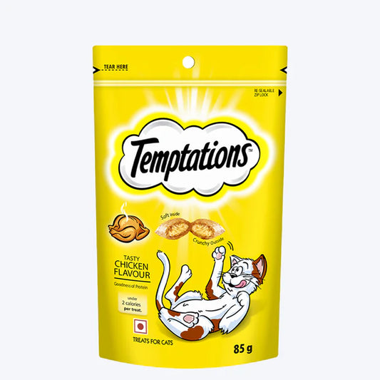 Temptations Cat Treats Tasty Chicken Flavor - Delicious & Crunchy.