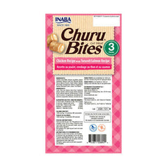 INABA Churu Churu Bites Chicken Wraps Tuna with Salmon Recipe Flavor Cat Treats USA723B, 30 g.