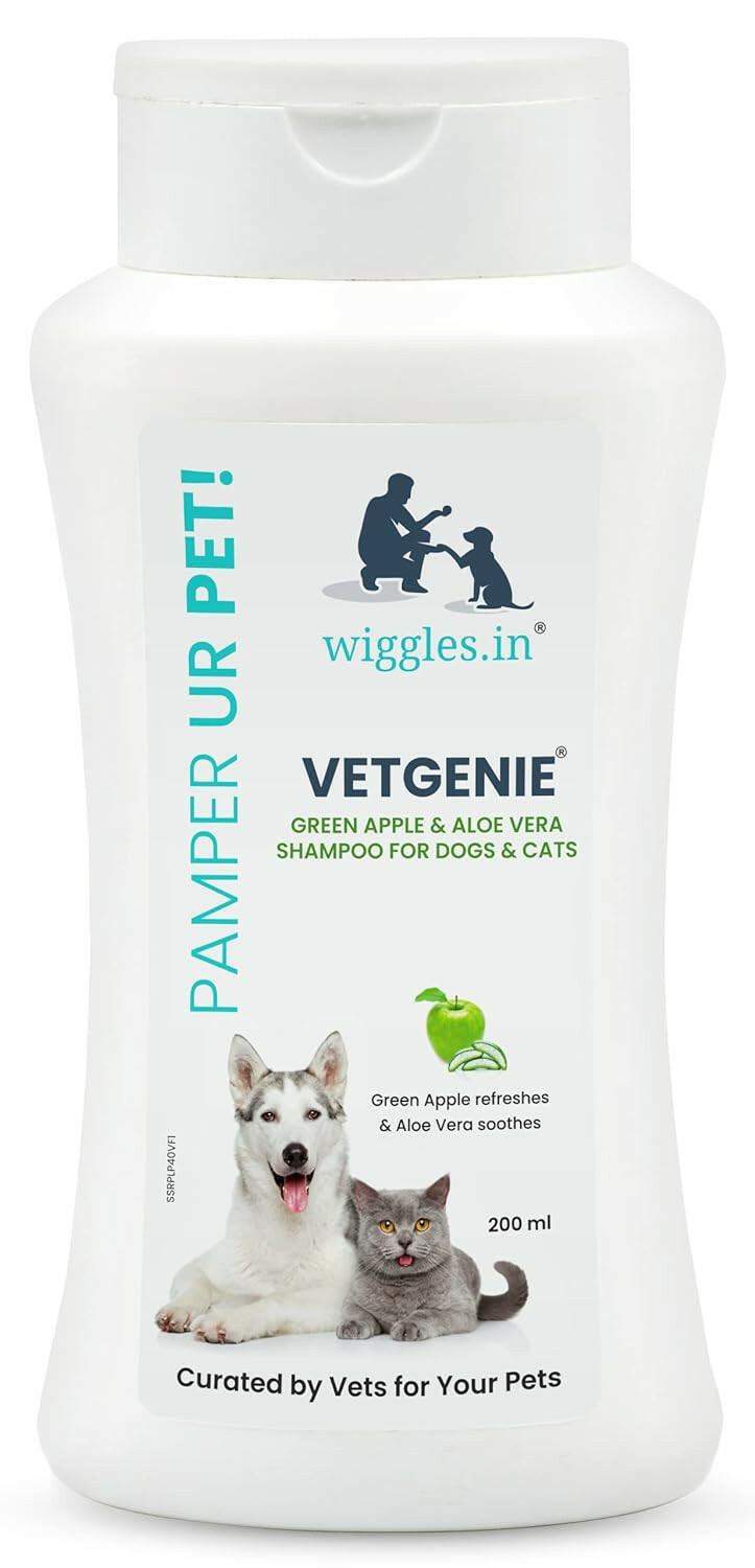 Vetgenie Shampoo for Dogs & Cats (All Breeds) – 200ml.