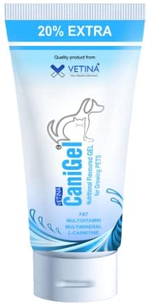Vetina Canigel Multi Vitamin Paste for Dogs.