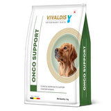 Vivaldis Veterinary Diets Onco Support dog food package on a white background