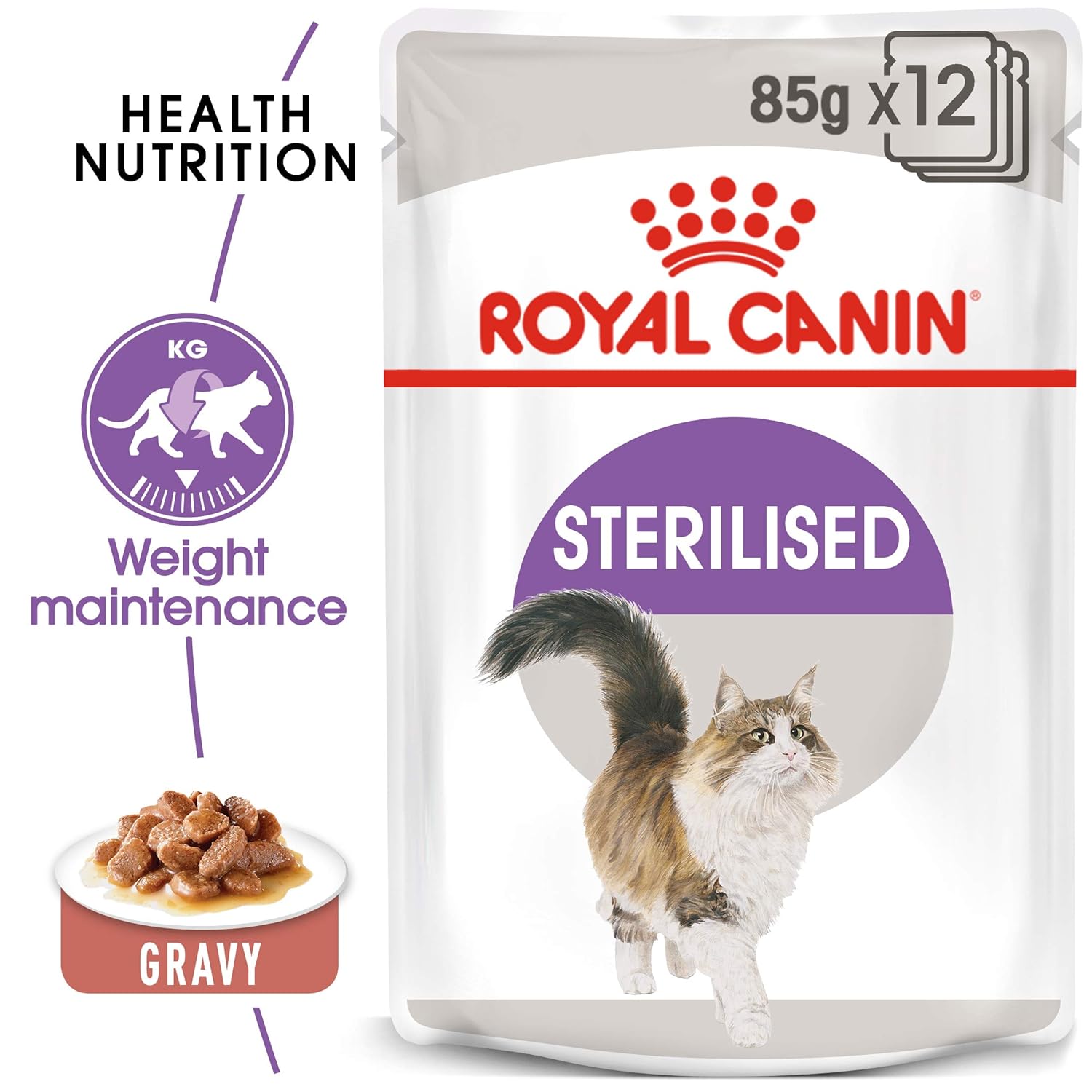 Royal Canin Sterilised Wet Cat Food.