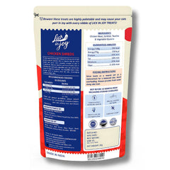 Lick in Joy Soft Cat Jerky All Life Stages Cat Treats, Chicken Shreds, 35 g.