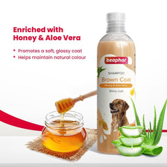 Beaphar Brown Coat Dog Shampoo – 250ml - dspetstore.com