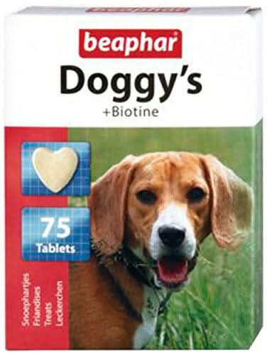 Beaphar Doggy’s Biotin Supplement for Dogs – 60 Chews - dspetstore.com